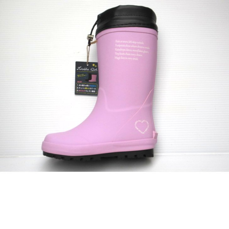 フード付 カバー付 防水 防雪 防寒 17.0 Twinkle girl TWG42002 ラベンダー スパッツ付 子供 キッズ 雪用 長靴 レイン シューズ ブーツ拍卖