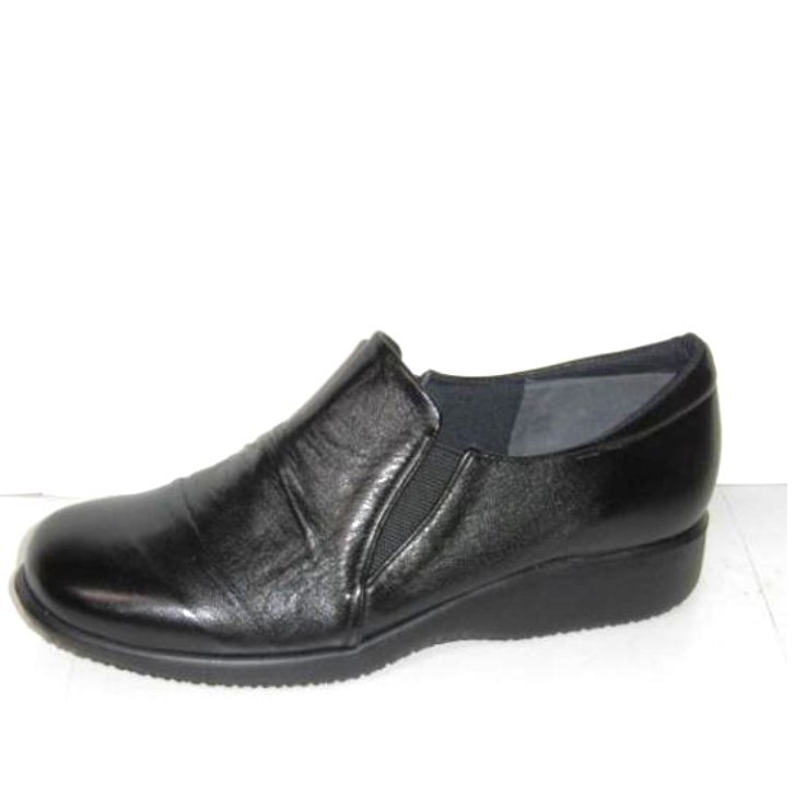 痛くない 柔か本革 幅広 3E 23.5 Parco 5010 黒 軽量 日本製 婦人 レディース パンプス 葬式 冠婚葬祭 ウォーキングシューズ スリッポン拍卖