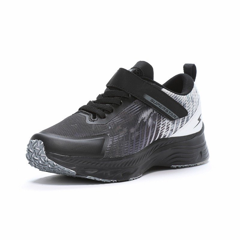 ヤツに差をつけて早く走るバネノチカラ 19.0 ムーンスター スーパースター UL1169 黒 (N) 幅広 EEE 3E 子供靴 キッズ シューズ スニーカー拍卖