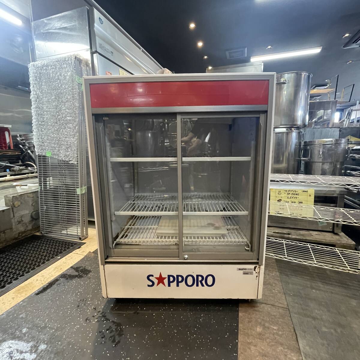 ☆【札幌店開店二周年記念セール!冷蔵ショーケース/SMR-90F/サンヨー/2002年製/中古品/札幌発】1608拍卖