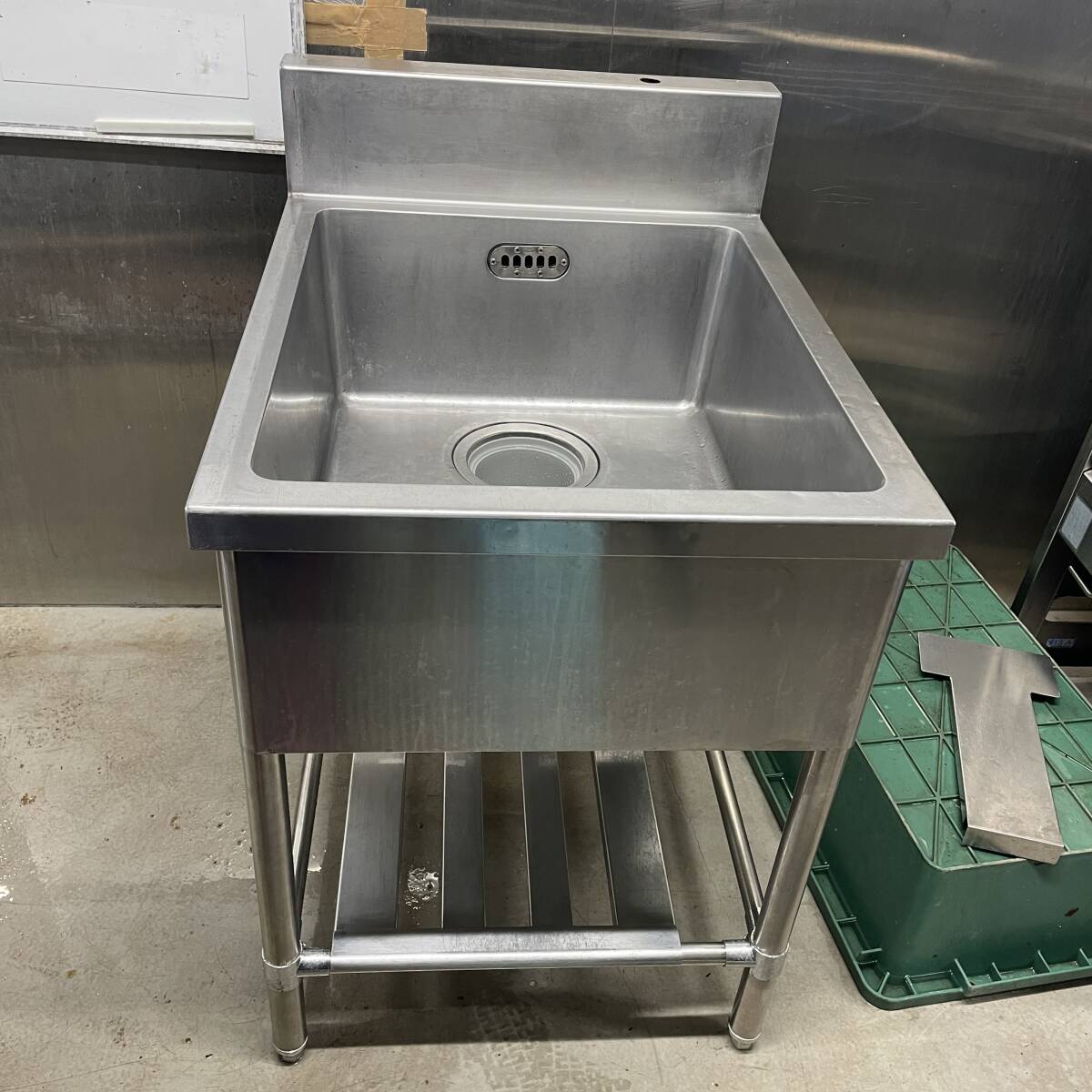☆【札幌店開店二周年記念セール!1槽シンク/600×750×800(BG含め950)(mm)/中古品/札幌発】1617-167拍卖