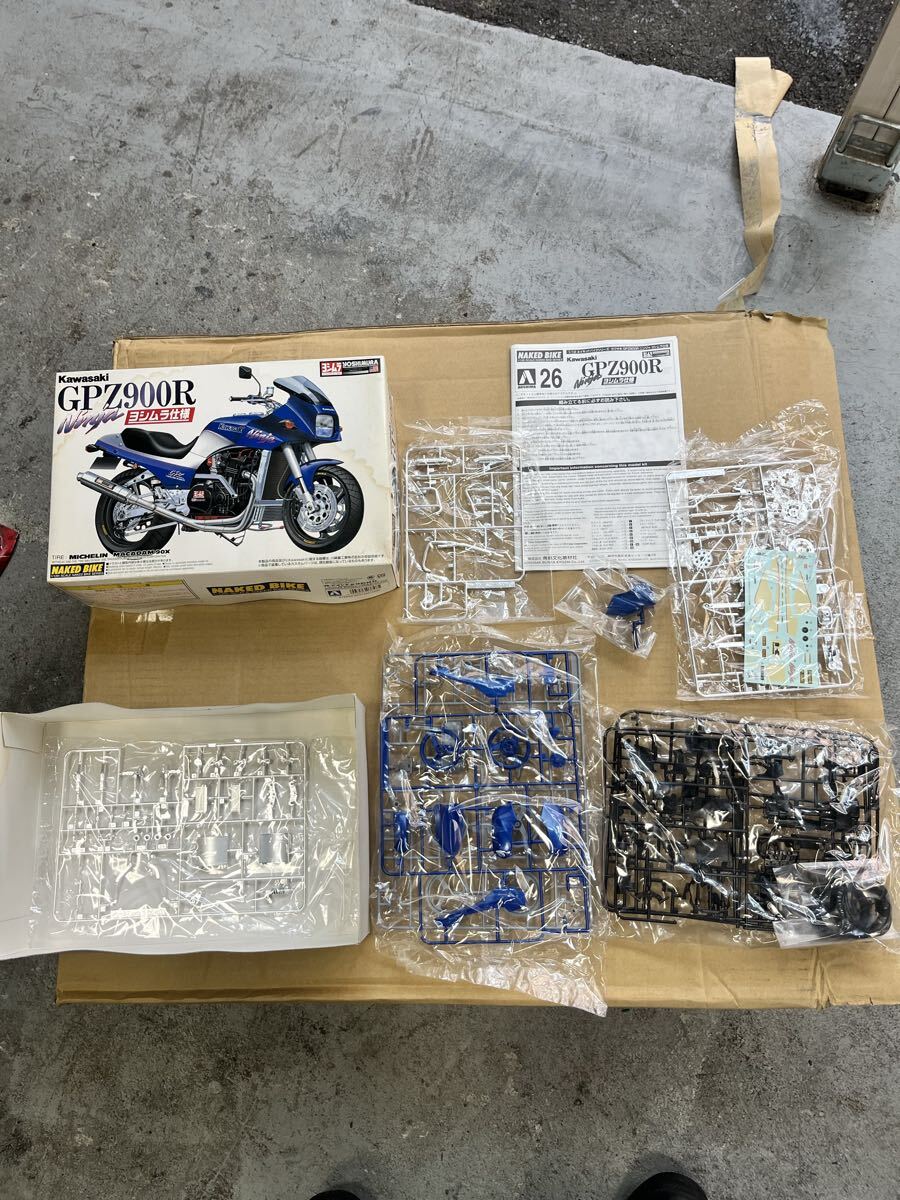 送料無料 カワサキ GPZ900R 1/12スケール 株式会社アオシマ文化教材社 プラモデル 未組立 ヨシムラ仕様拍卖