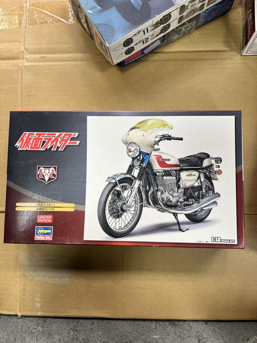 送料無料 1/12スケール プラモデル 仮面ライダー 本郷猛のバイク サイクロン号 ハセガワ拍卖