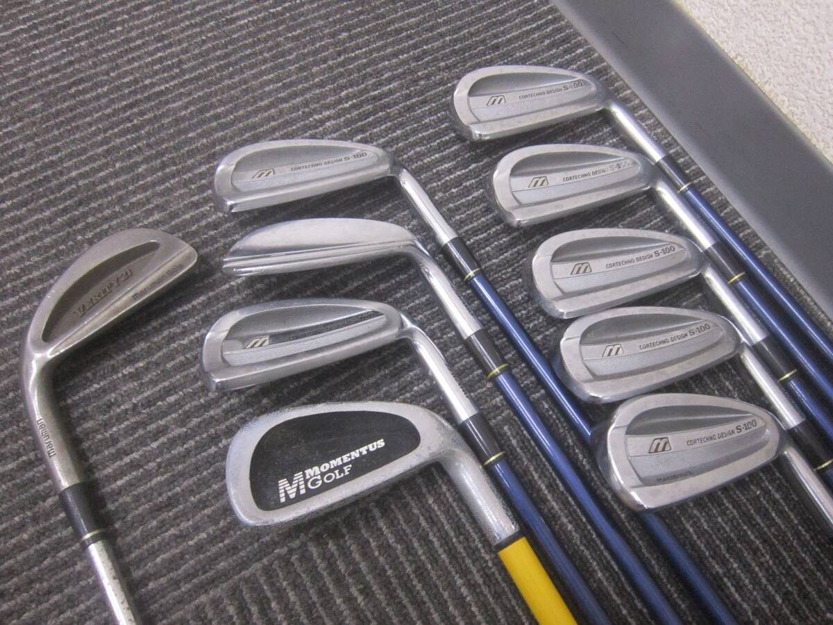 (5243) ゴルフクラブ まとめ売り MIZUNO ミズノ アイアンセット モメンタス スイングトレーナー シャフト拍卖