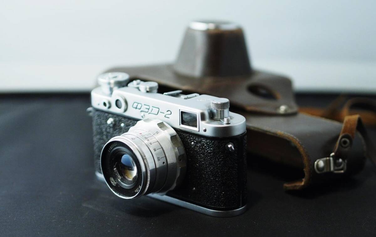 【中古】箱入 フェド FED-2 ロシア+ Industar-26m 28mm lens拍卖