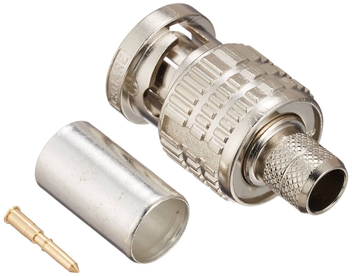 【中古】CANARE 75ΩBNC型プラグ (圧着式)  BCP-A5 (20個入)拍卖