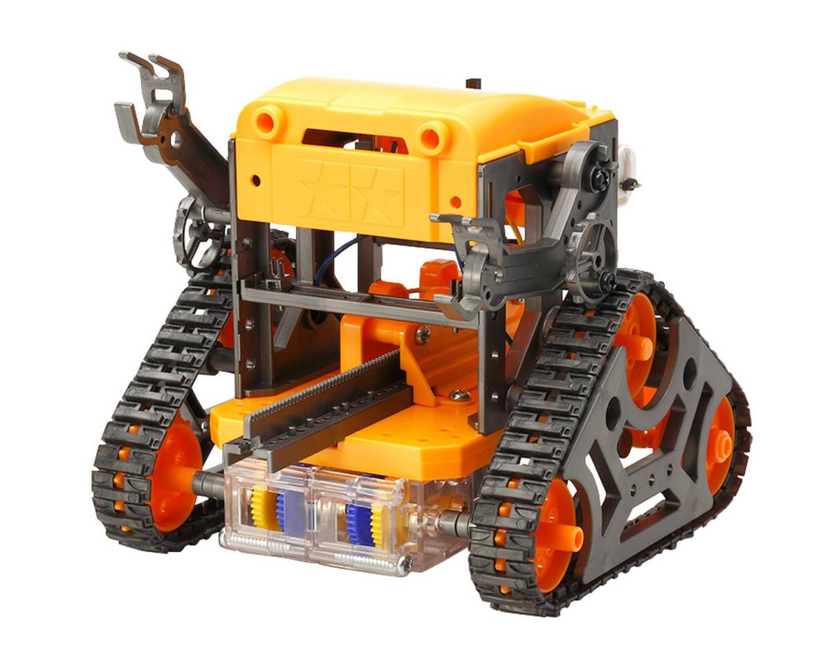 【中古】タミヤ 特別企画商品 カムプログラムロボット工作セット ガンメタル/オレンジ 69922拍卖