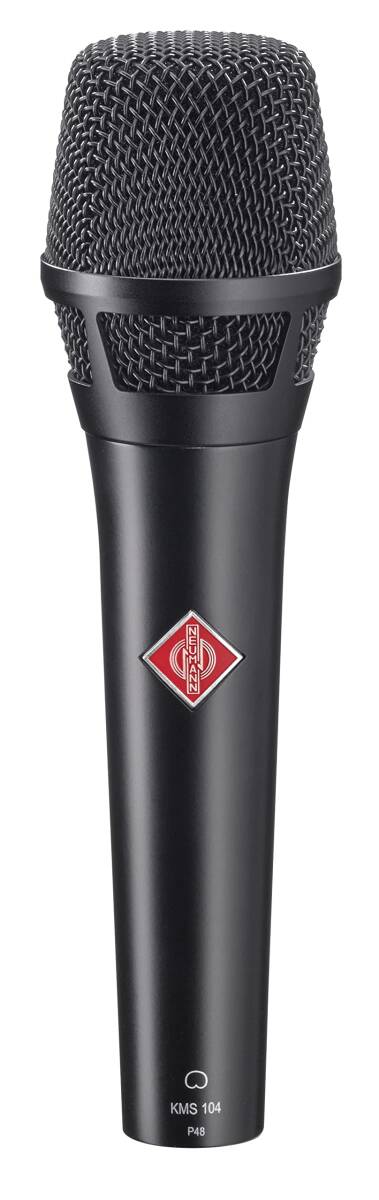 【中古】Neumann ノイマン KMS 104 BK ハンドヘルド カーディオイド 黒 【国内正規品】 008549 ステージ用ボーカルマイクロフ拍卖