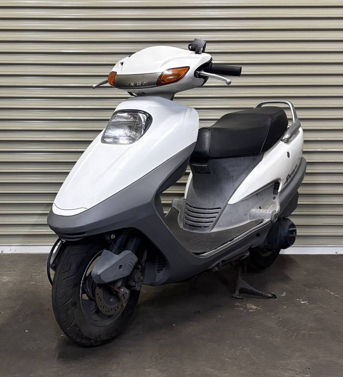 ☆手渡しのみ☆実働現状ベース車 ホンダ・スペイシー125・4ストキャブ車!書付き拍卖