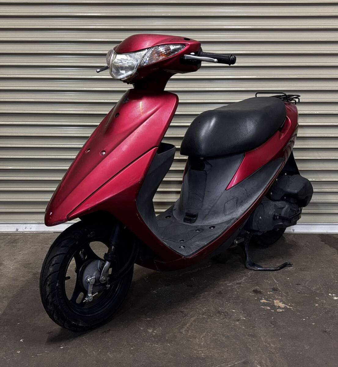 ☆手渡しのみ☆実働現状ベース車 スズキ・アドレスV50・4ストインジェクション車・赤拍卖