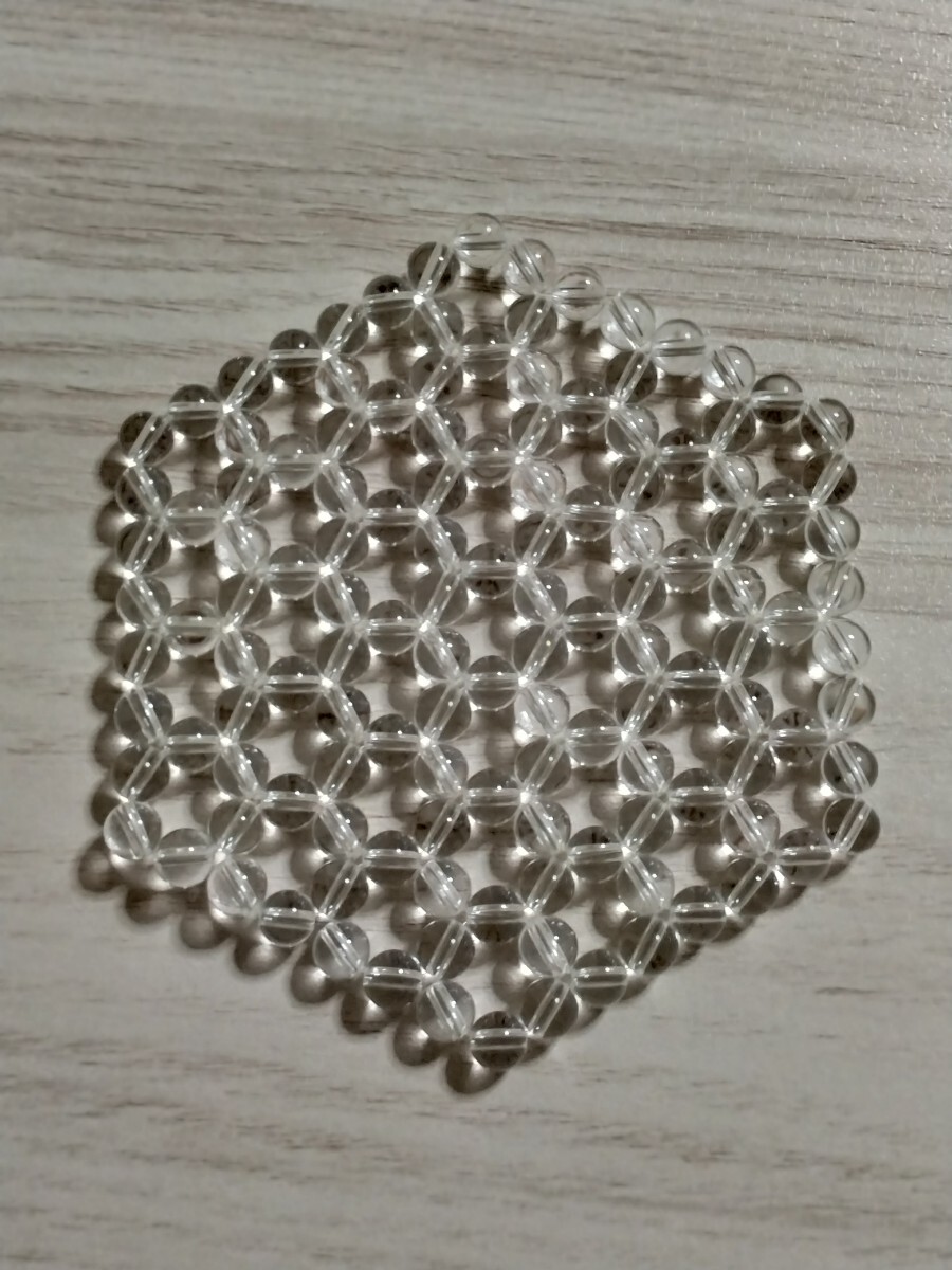 水晶 六芒星 コースター ハンドメイド 敷物 パワーストーン 風水 開運グッズ 魔除け拍卖