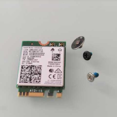 Intel Dual Band Wireless-AC 8260NGW / 8265NGW Bluetooth 4.2 無線LANカード 管60GM拍卖
