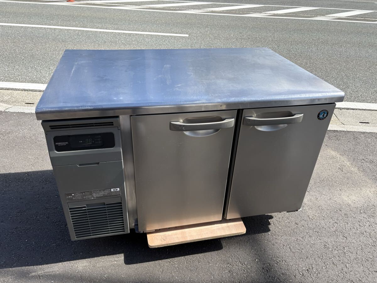 ■中古品 ホシザキ業務用テーブル形冷蔵庫 RT-120SDG-ML 2021年 台下冷蔵庫 1200x750x800mm 動作問題なし 厨房①■拍卖