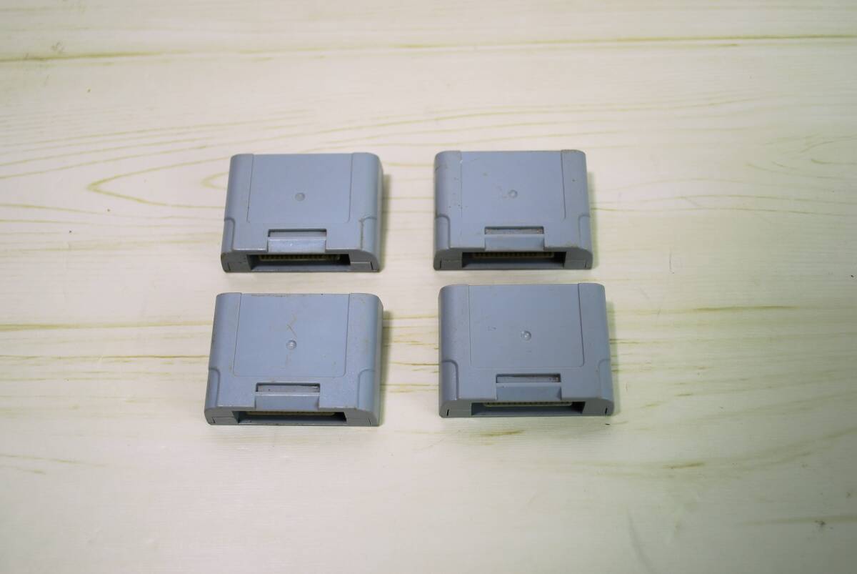 任天堂 ニンテンドー64 コントローラー パック NUS-004 4個セット 動作未確認 ジャンク/検索用 時代物 当時物 レトロ【10005】拍卖