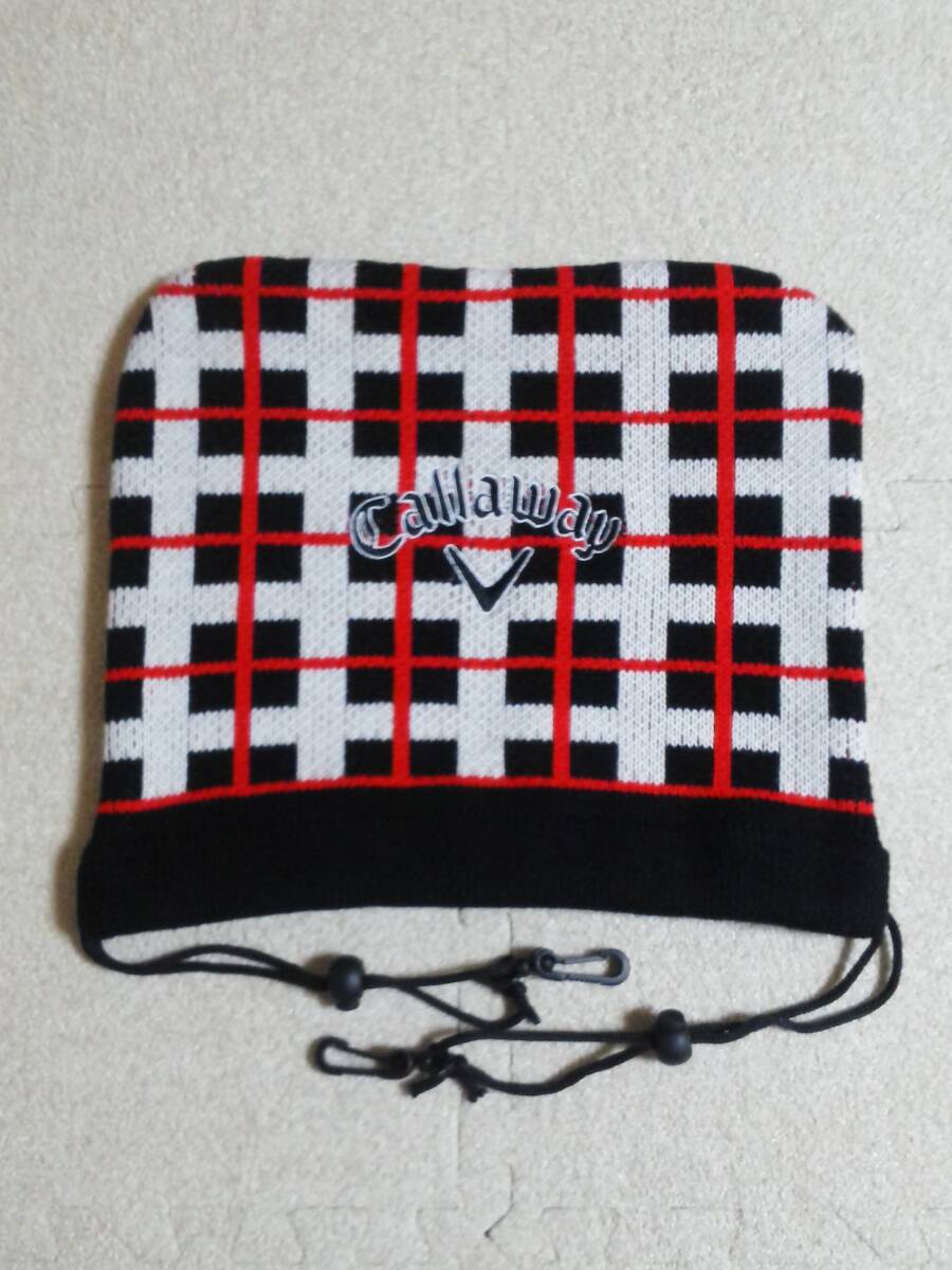 キャロウェイ CALLAWAY アイアンカバー ニット ブラック レッド ホワイト拍卖