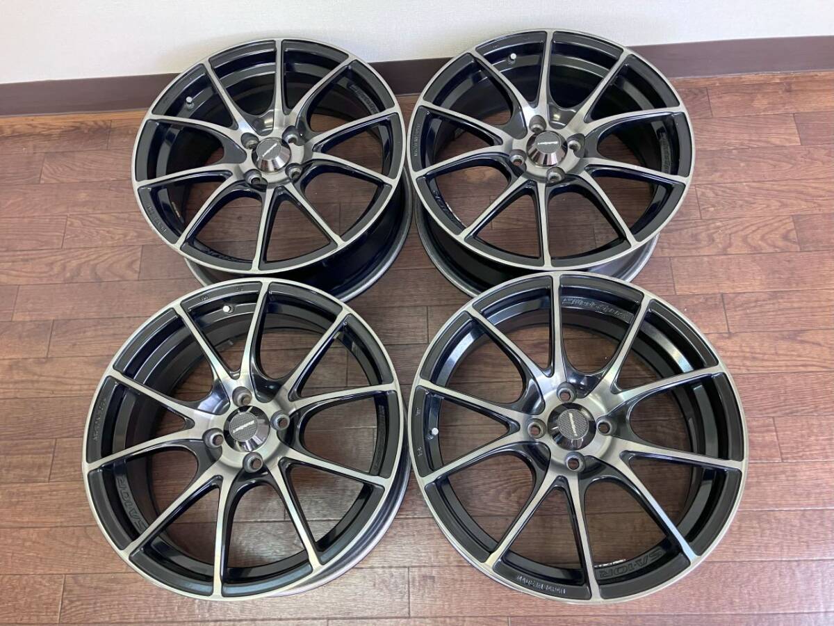 WEDS SPORT SA-10R 17×7.0J INSET50 4×100 4本中古良品拍卖