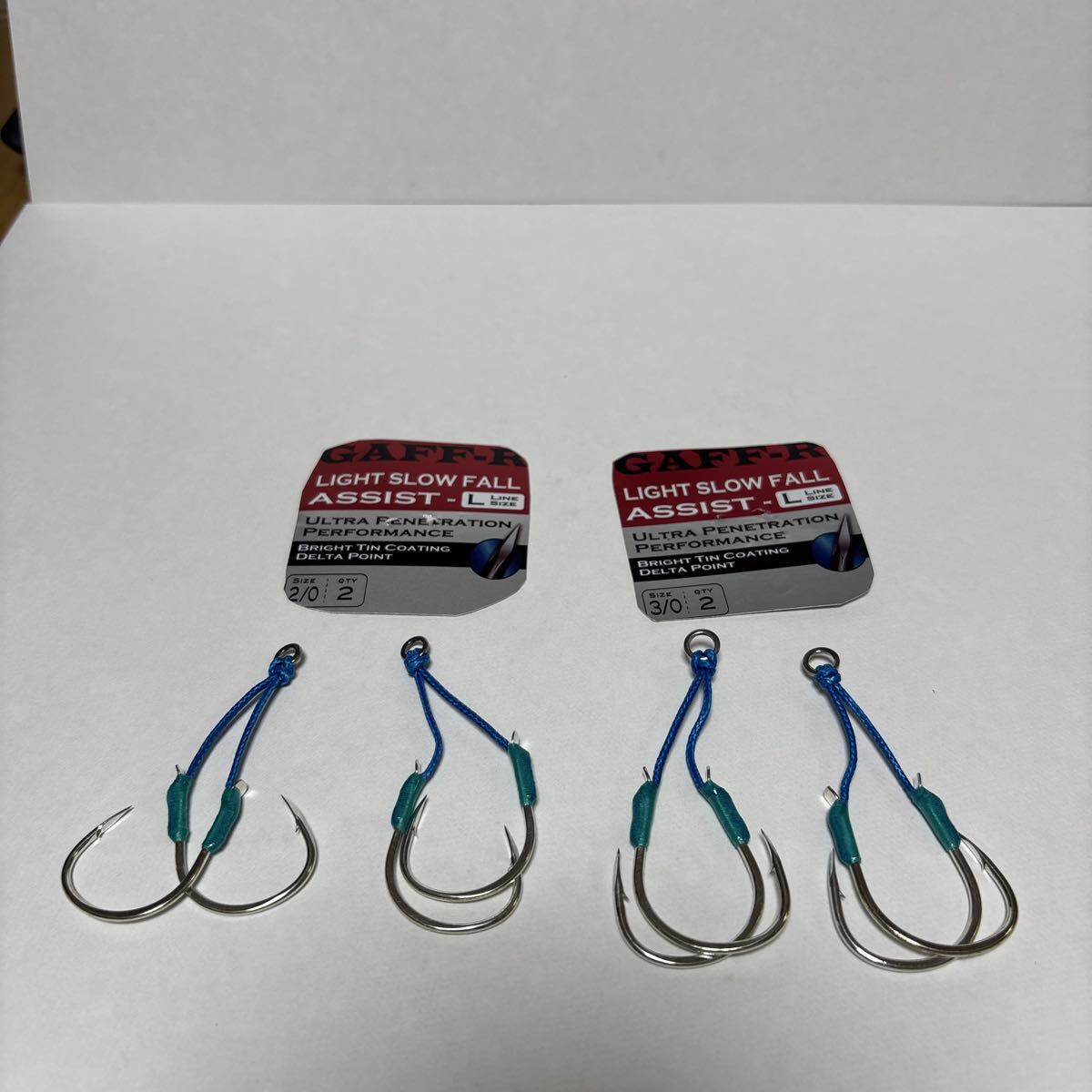 BKK アシストフック GAFF-R 2/0 2個 3/0 2個のセット Lラインサイズ拍卖