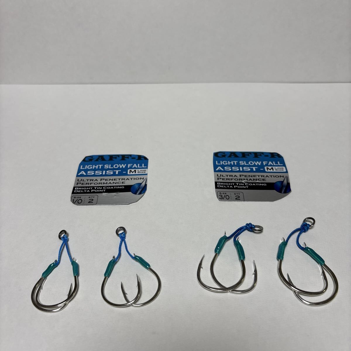 BKK アシストフック GAFF-R 1/0 2個 3/0 2個のセット Mライトサイズ拍卖