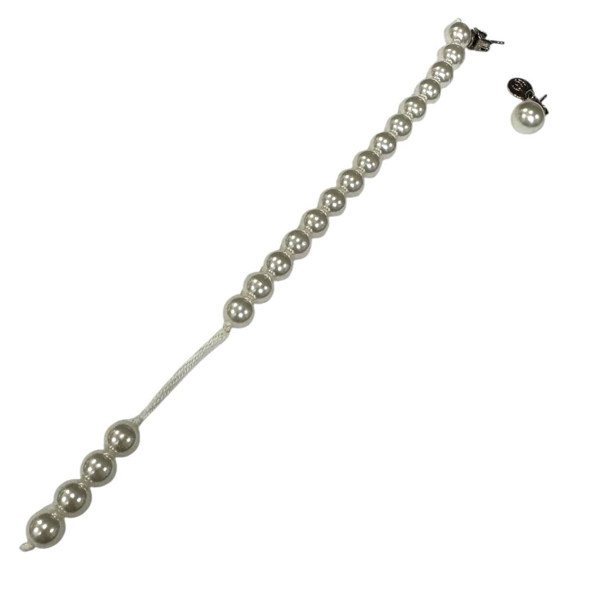 MM6 Maison Margiela(マルタンマルジェラ) アシメフェイクパールピアス 8068000132321拍卖