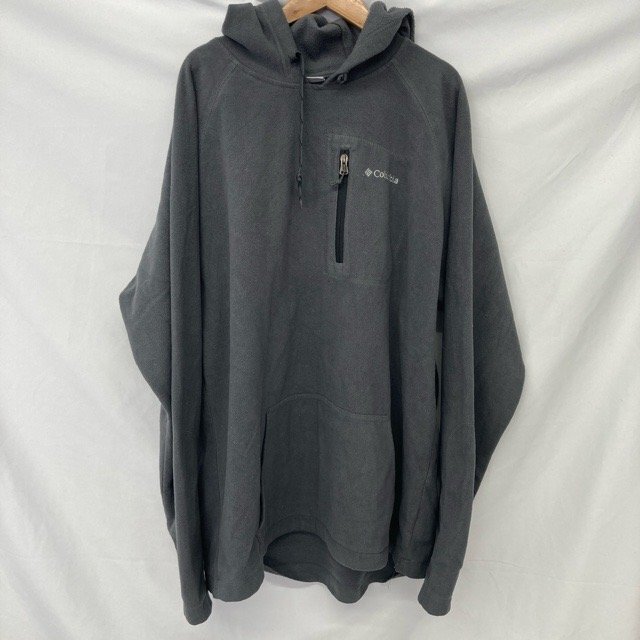 C26 コロンビア XL アメリカ古着 ポリエステル 長袖 フリースパーカー グレー Columbia メンズ拍卖