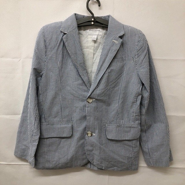 C112 スペシャルオケージョン 12 アメリカ古着 コットン 長袖 ストライプジャケット ブルー Special Occasion レディース拍卖