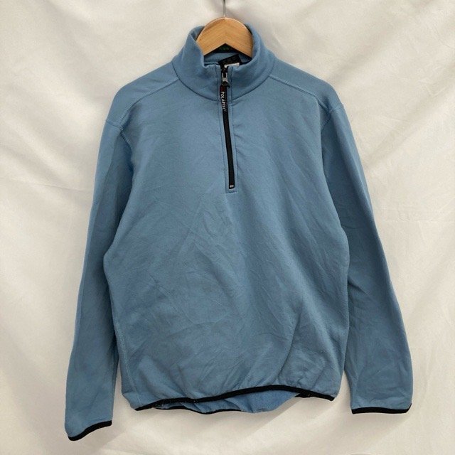 A1865 アバランチウェア L アメリカ古着 ストレッチ 長袖 ポリエステルスパンデックス フリース ブルー AVALANCHE レディース拍卖