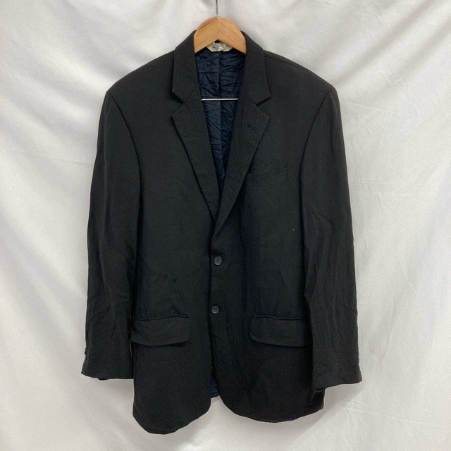 A1870 プロントウォーモ アメリカ古着 カナダ製 ウール テーラードジャケット ネイビー PRONTO UOMO メンズ拍卖