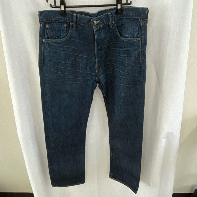 A1907 リーバイス W38L30 アメリカ古着 メキシコ製 501 コットン デニムパンツ ブルー LEVI’S メンズ拍卖