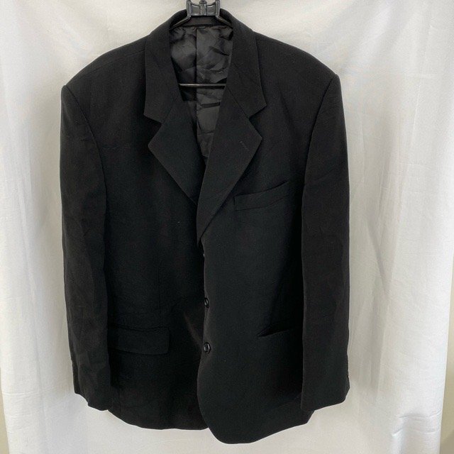 A1901 ミッドタウンマン 42S アメリカ古着 ポリエステル 長袖 テーラードジャケット ブラック MIDTOWN MAN メンズ拍卖