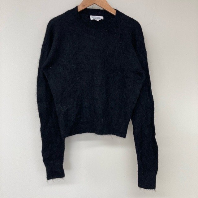 B534 アザー ストーリーズ XS アメリカ古着 モヘア混 長袖 ニット セーター ブラック & Other Stories レディース拍卖