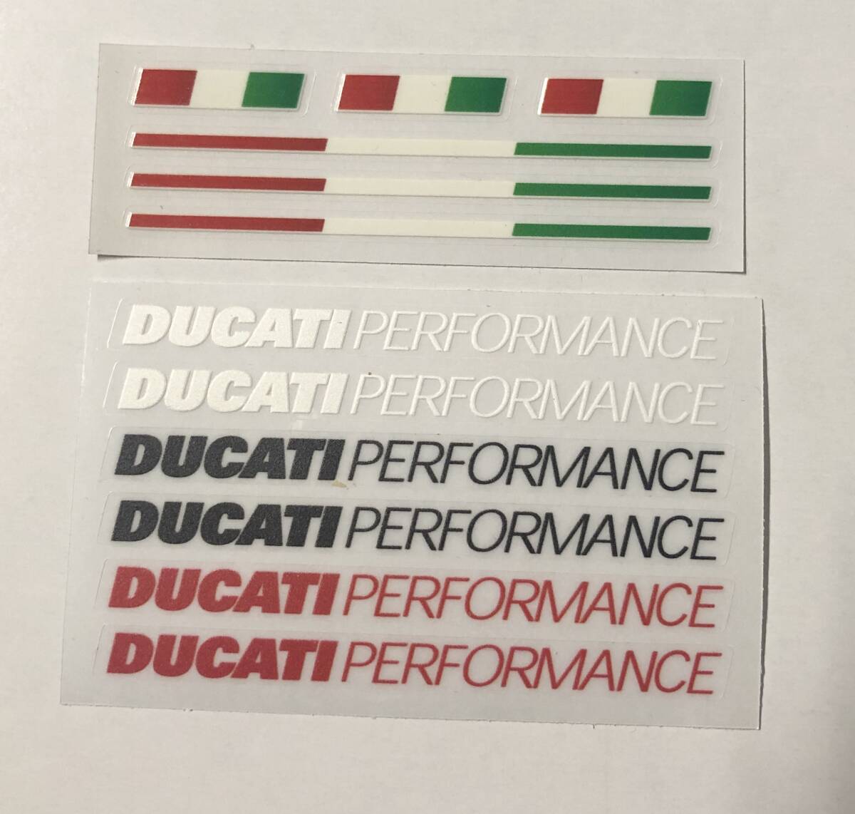 ST-142 Ducati Performance ドゥカティ 12セット 転写ステッカー 反射剤入り 拍卖