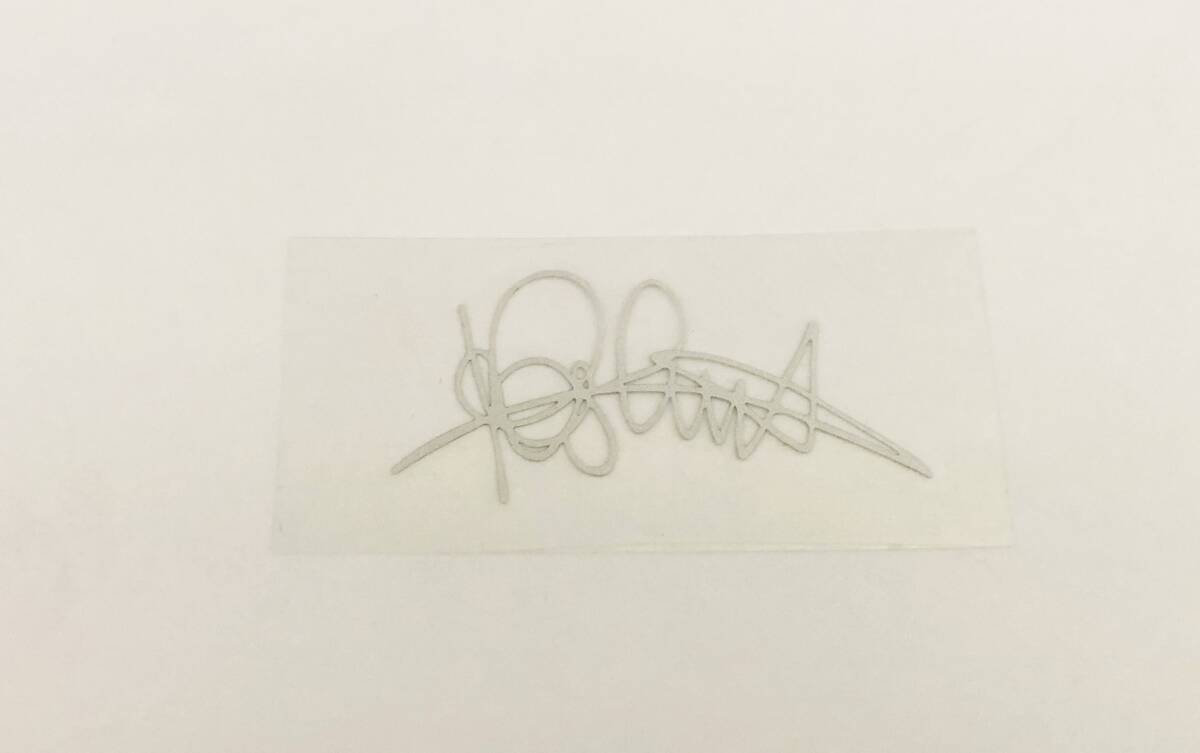 ST-076 MotoGP 46 バレンティーノ ロッシ Valentino Rossi 復刻サイン ホワイトシルバー ステッカー 反射剤入り拍卖