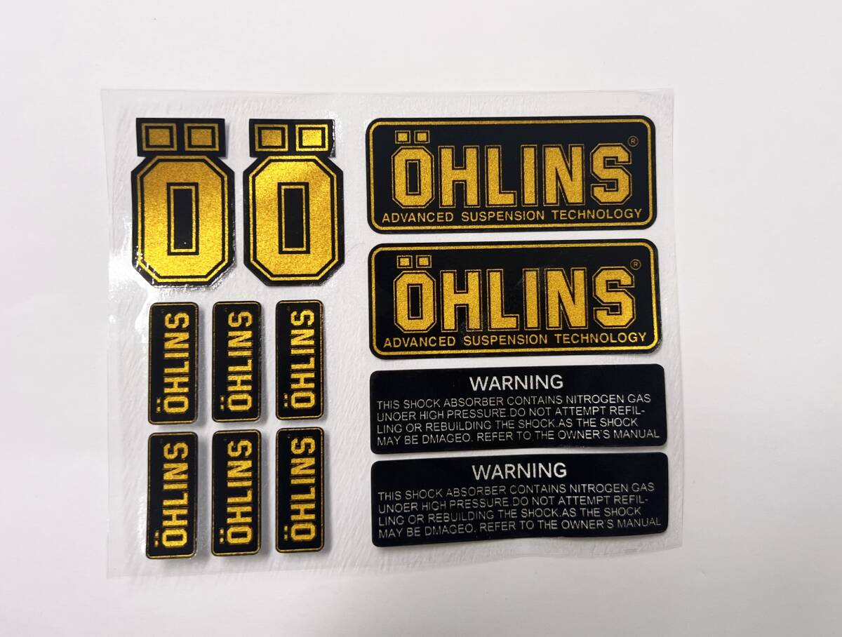 ST-025 OHLINS オーリンズ 3Mステッカー 12点セット 反射剤入り拍卖