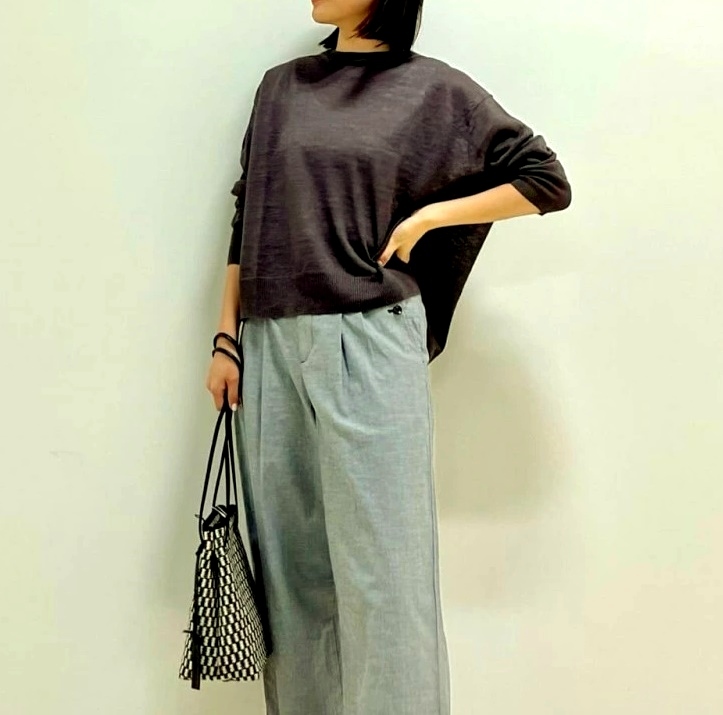 新品 human woman ヒューマンウーマン ラミーニット シアー ウォッシャブル拍卖