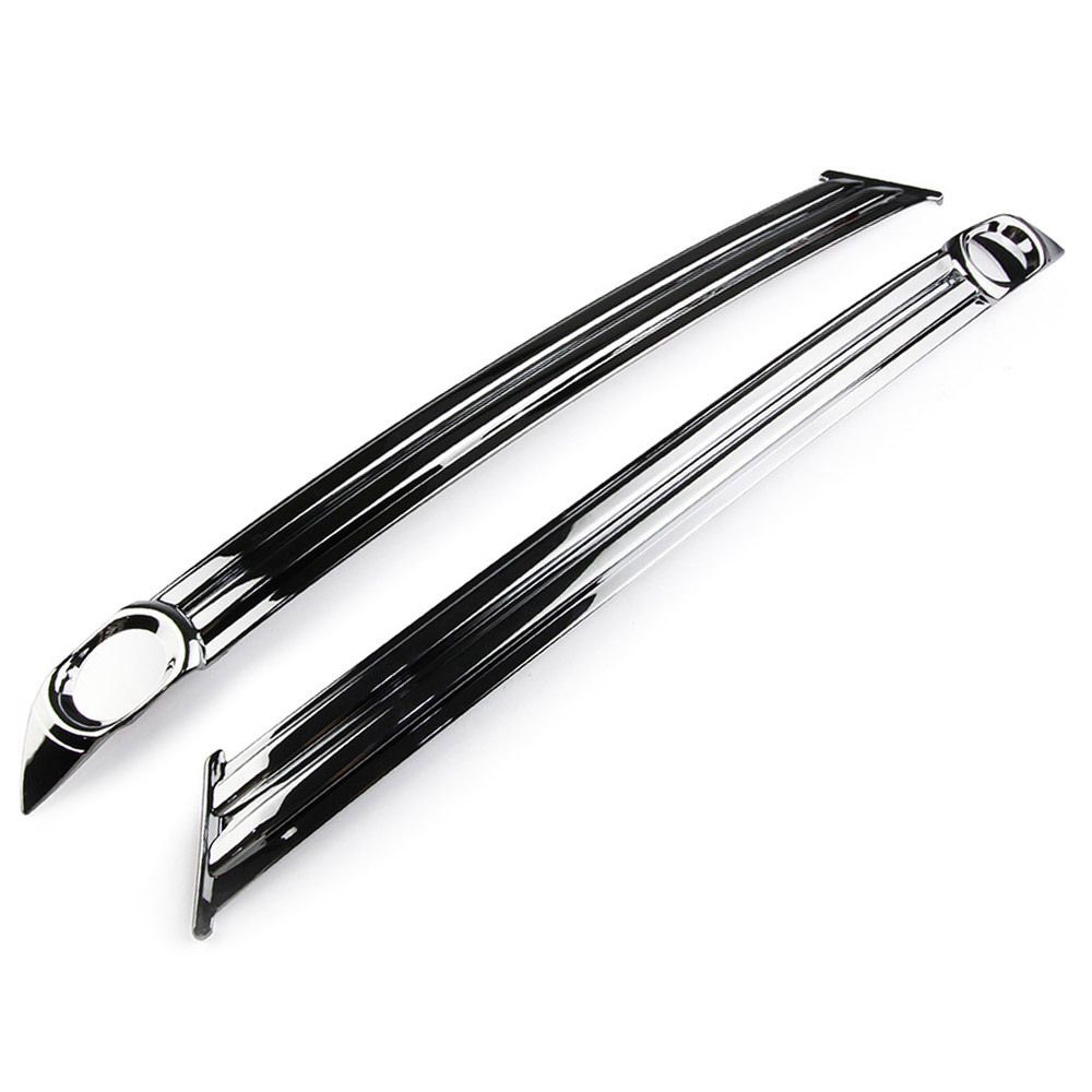 CX-5 KF系 CX-8 KG系 フロントフォグ ガーニッシュ フォグランプ無し車用 外装 カバー アクセサリー 2P 鏡面メッキ@拍卖