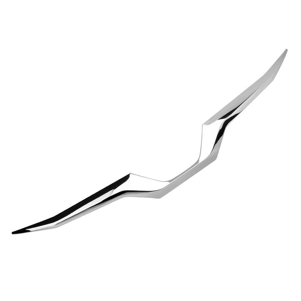 トヨタ 新型 ライズ 200系 フロント エンブレム ガーニッシュ グリル上 外装 RAIZE メッキ 鏡面仕上げ パーツ エアロ 1P@拍卖