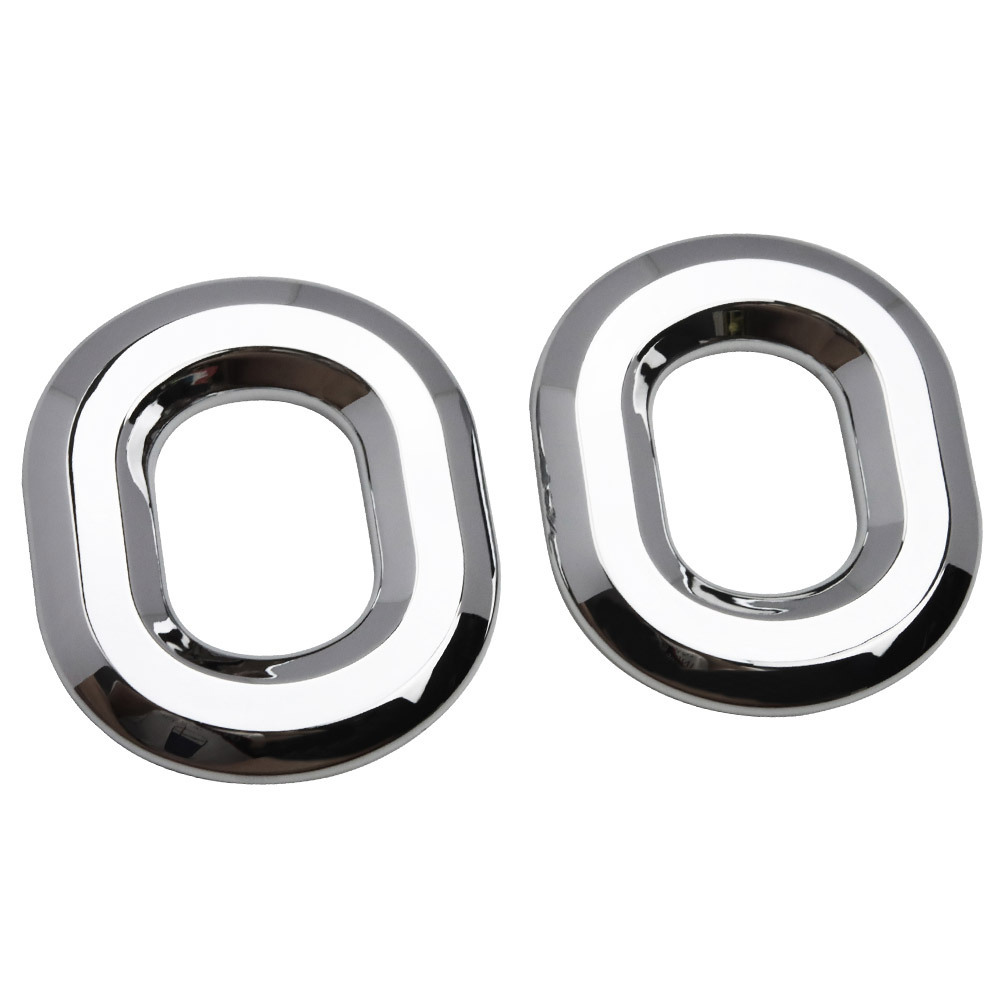 スズキ スペーシア カスタム MK54S/94S フロントフォグガーニッシュ フォグランプリング 鏡面メッキ仕上げ@拍卖