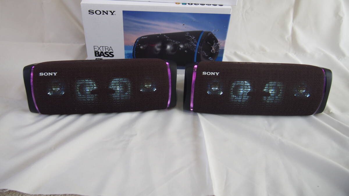 SONY ワイヤレススピーカー SRS-XB43(B) 2台 拍卖