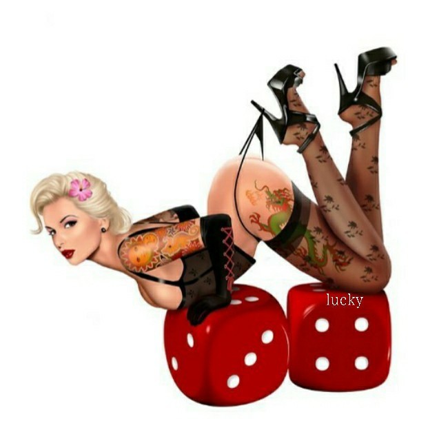 ヴィンテージ レトロ 転写 ステッカー 車 カッティングステッカー シール デカール タトゥー 刺青 サイコロ セクシー ガール 装飾 luk231拍卖