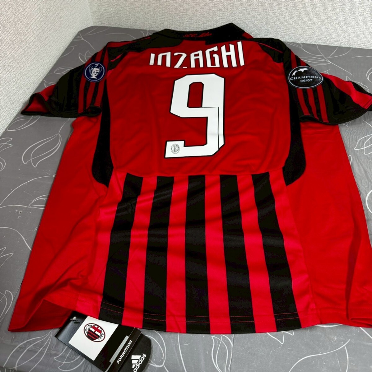 インザーギ ACミラン オーセンティックパッチ ウェア ユニフォーム拍卖