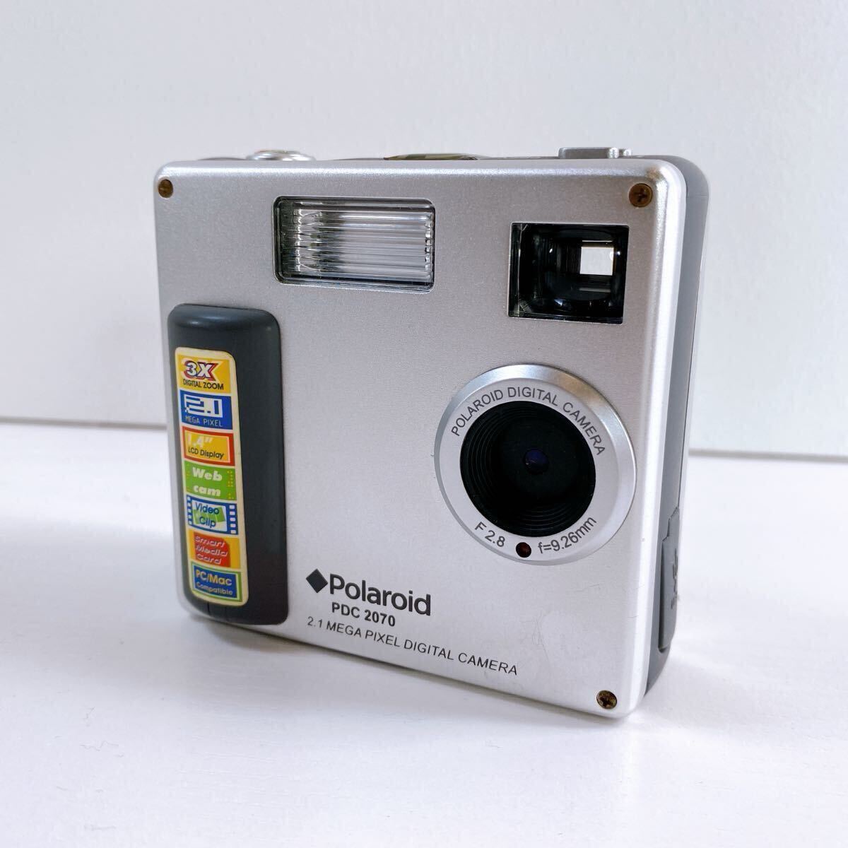 313【中古】Polaroid PDC 2070 ポラロイド コンパクトデジタルカメラ シルバー 電池式デジタルカメラ デジカメ 動作未確認 現状品拍卖