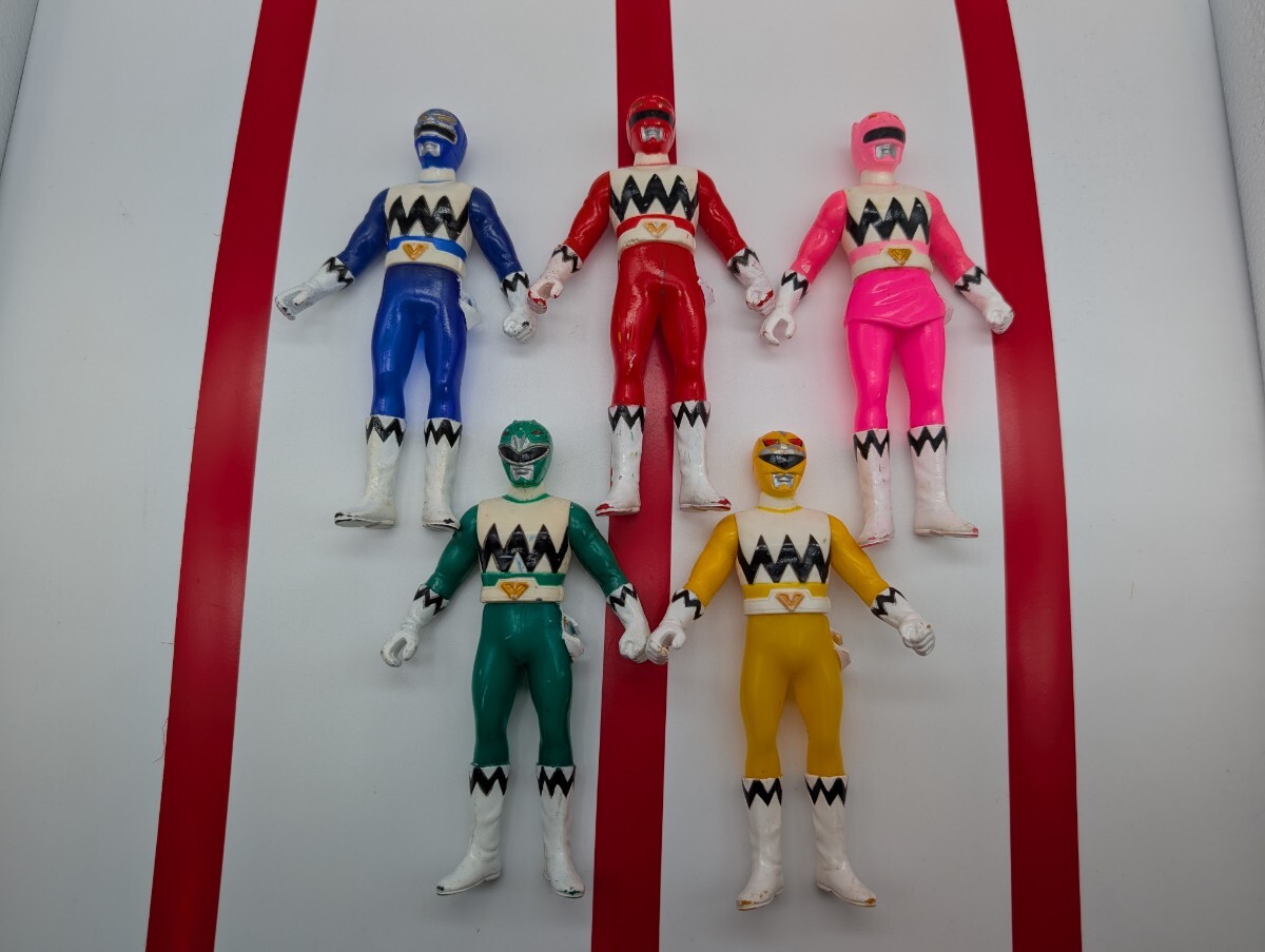 星獣戦隊ギンガマン ソフビ フィギュア 5体セット拍卖