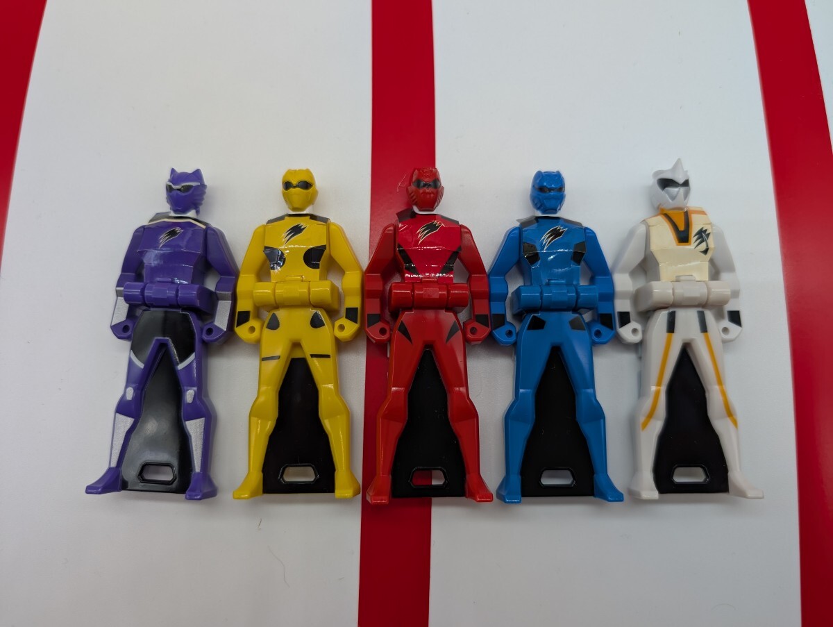 海賊戦隊 ゴーカイジャー レンジャーキー  ゲキレンジャー 5体セット拍卖