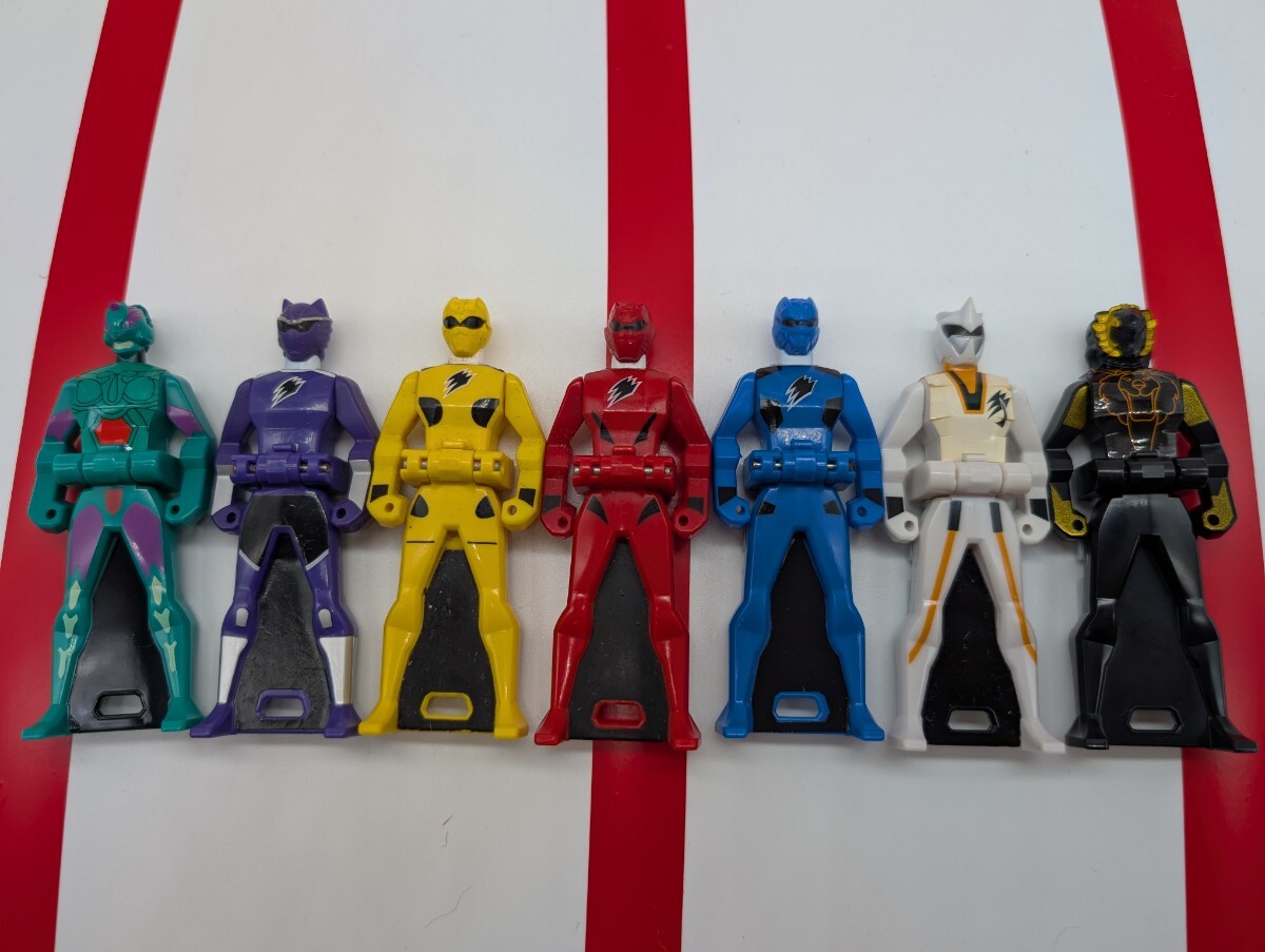 海賊戦隊 ゴーカイジャー レンジャーキー  ゲキレンジャー 7体セット拍卖