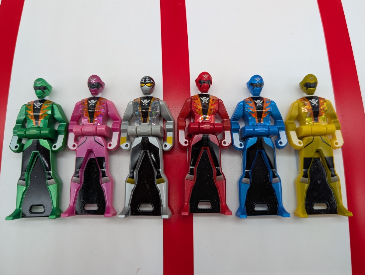 海賊戦隊 ゴーカイジャー レンジャーキー  大いなる力 6体セット拍卖