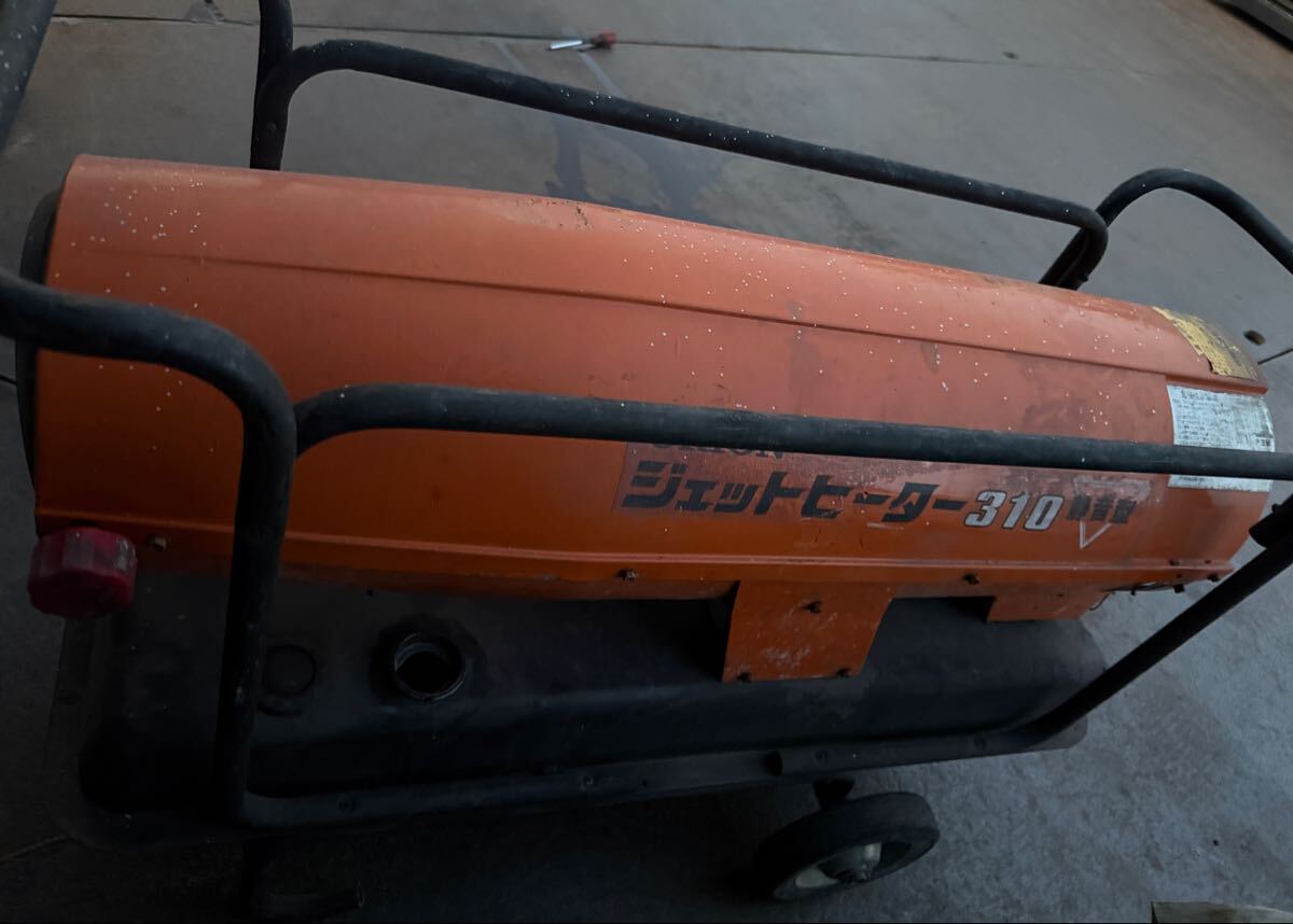 ジェットヒーター ジェットヒーター 100V 通電確認済み 蓋なし ORION ジェットヒーター 310 手渡し 着払い ストーブ 暖房器具 山形発拍卖