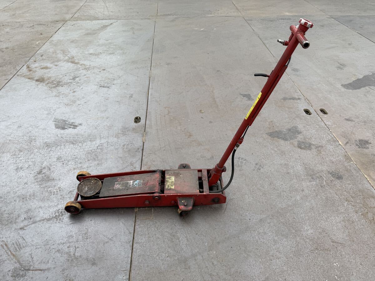ガレージジャッキ 2トン 低床 自動車整備機械工具 油圧 動作未確認 現状品 マサダ SERVICE JACK MASADA 拍卖