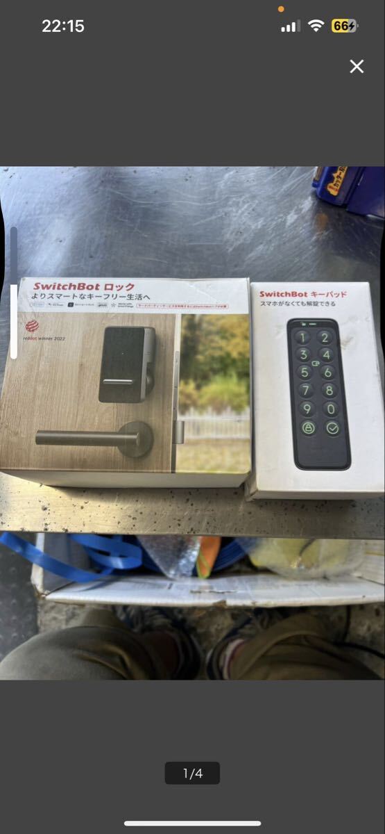 未使用訳あり品!SwitchBot スマートロック +キーパッドセット!送料無料!拍卖