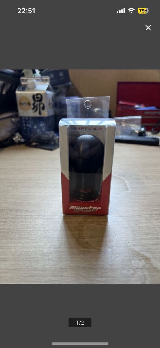 未使用品!モンスタースポーツモンスター シフトノブAタイプ(球型) 黒 M10xP1.5 ホンダ 831131-1015M送料無料!拍卖