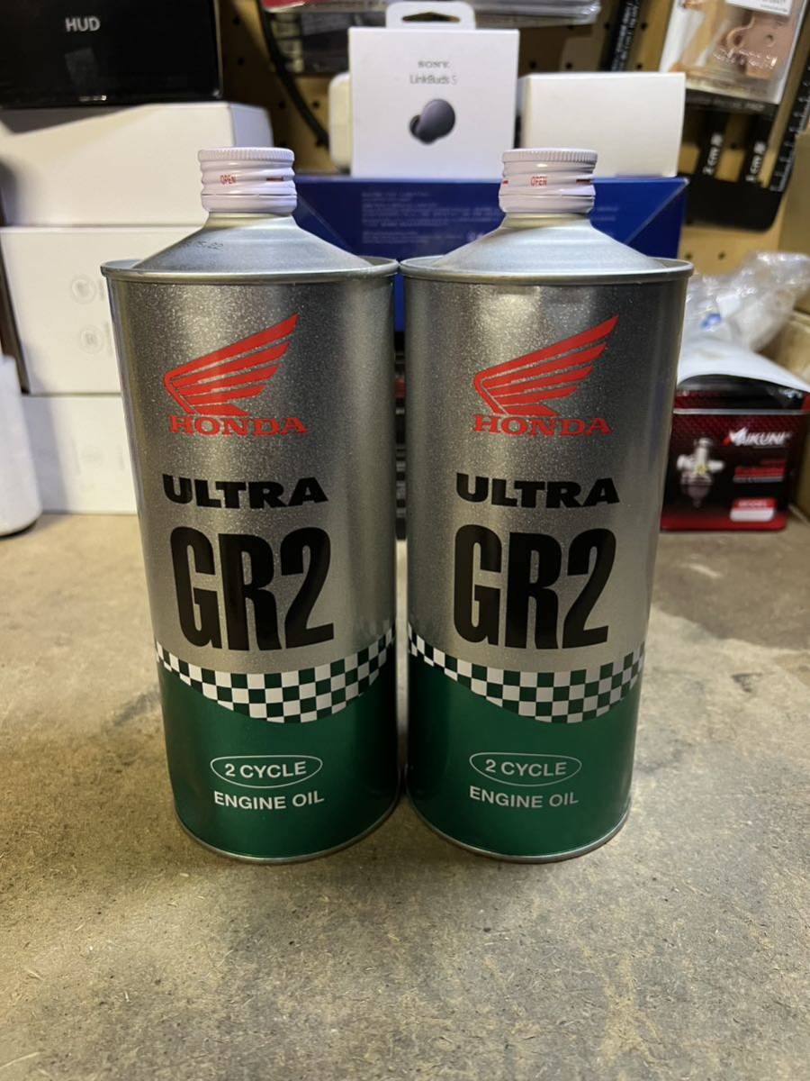 未使用アウトレット品!ホンダ ULTRA GR2 2本セット!合計2L!2ストオイル !送料無料!拍卖